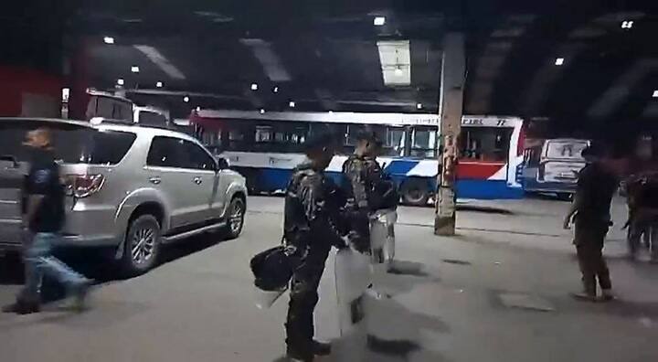 Así fueron los allanaientos en las líneas de colectivo