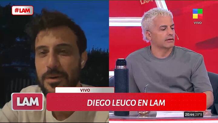 Diego Leuco contó cómo es estar en el medio entre Migue Granados y Nico Occhiato