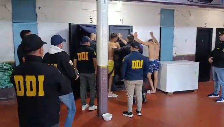 El allanamiento en la cárcel de Magdalena