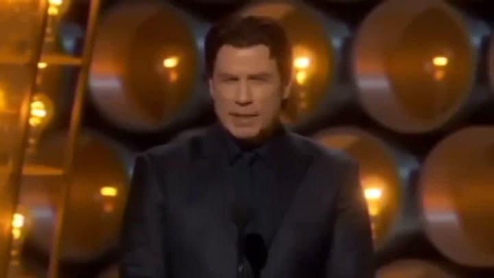 El pifie de John Travolta en los Oscar