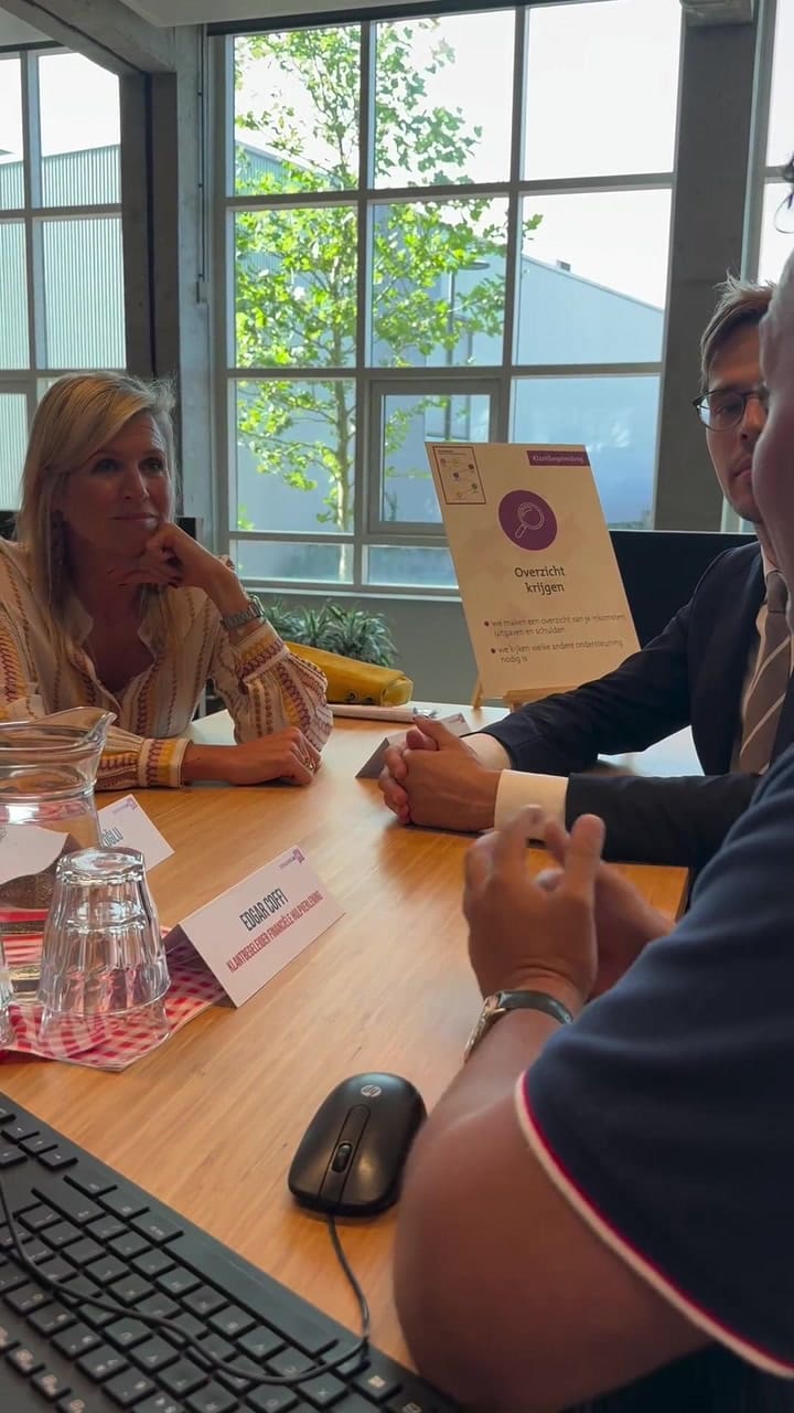 La reina Máxima se robó todas las miradas con su outfit