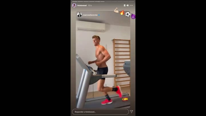 El guiño de un jugador español a Tini Stoesel - Fuente: IG Stories