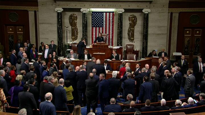 Donald Trump será sometido a un juicio político - Fuente: AFP