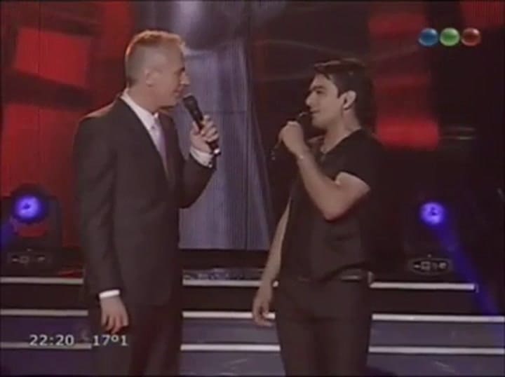 La voz argentina y una emotiva sorpresa