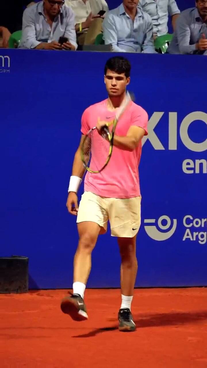 Carlos Alcaraz en Argentina Open (Video: Argentina Open)