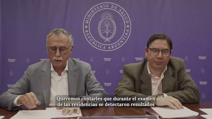 Anuncian medidas ante las irregularidades en los exámenes de Residencias Médicas