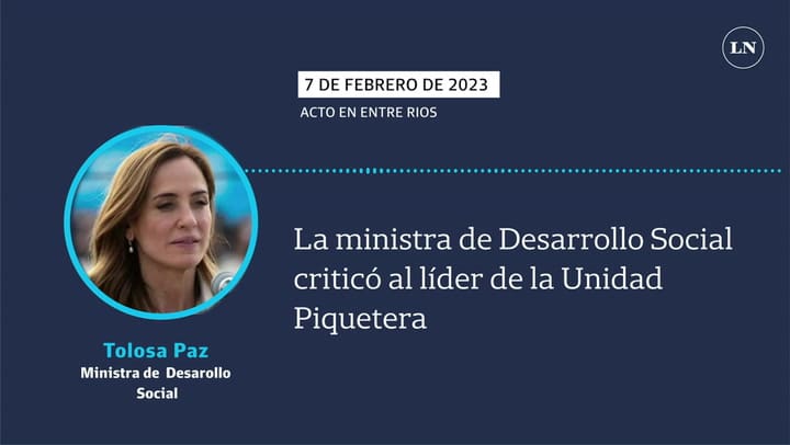 Tolosa Paz cruzó a Belliboni