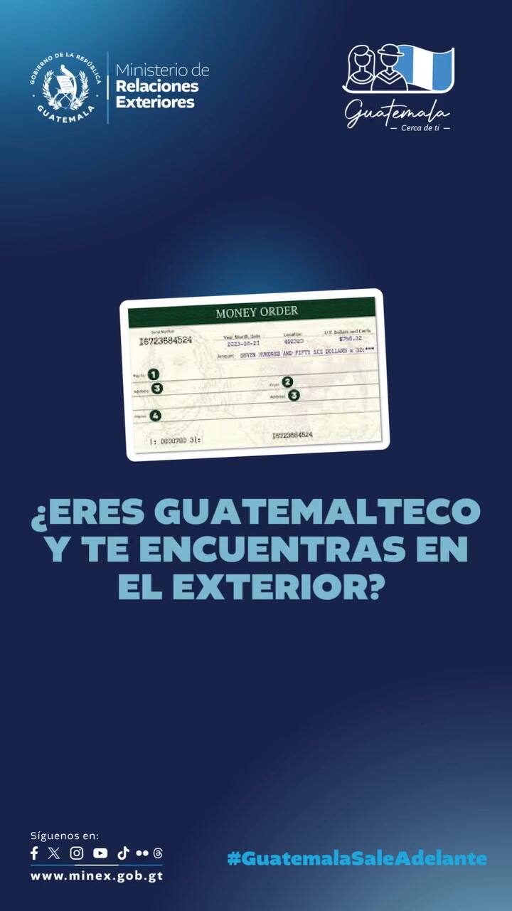 Consulado de Guatemala en EE.UU. muestra qué es y cómo obtener un Money Order