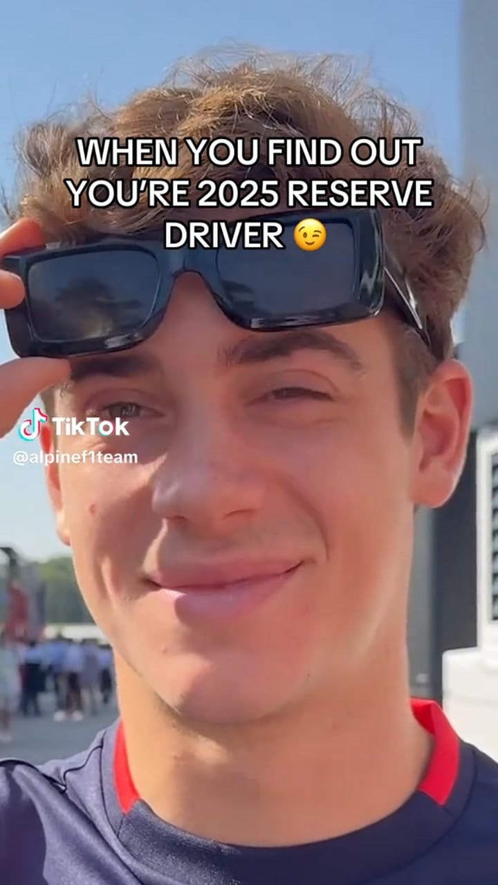 Alpine le dio la bienvenido a Franco Colapinto con un guiño a la Scaloneta