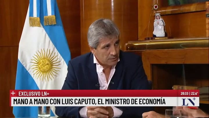 Mano a mano con Luis Caputo, el ministro de Economía; segunda parte