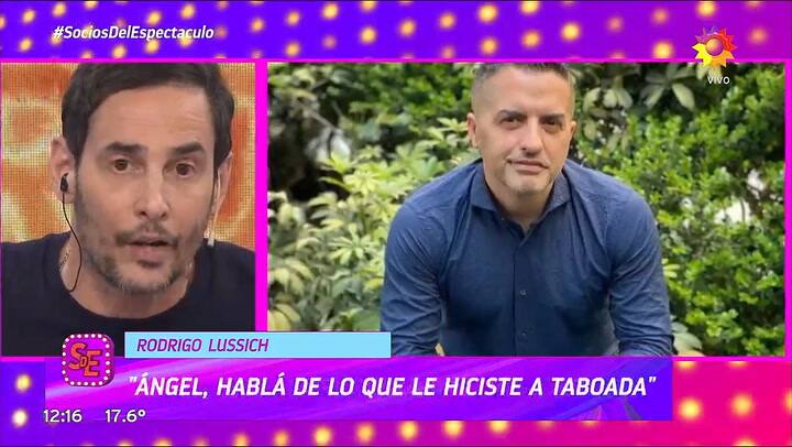 Rodrigo Lussich estallo contra Angel de Brito