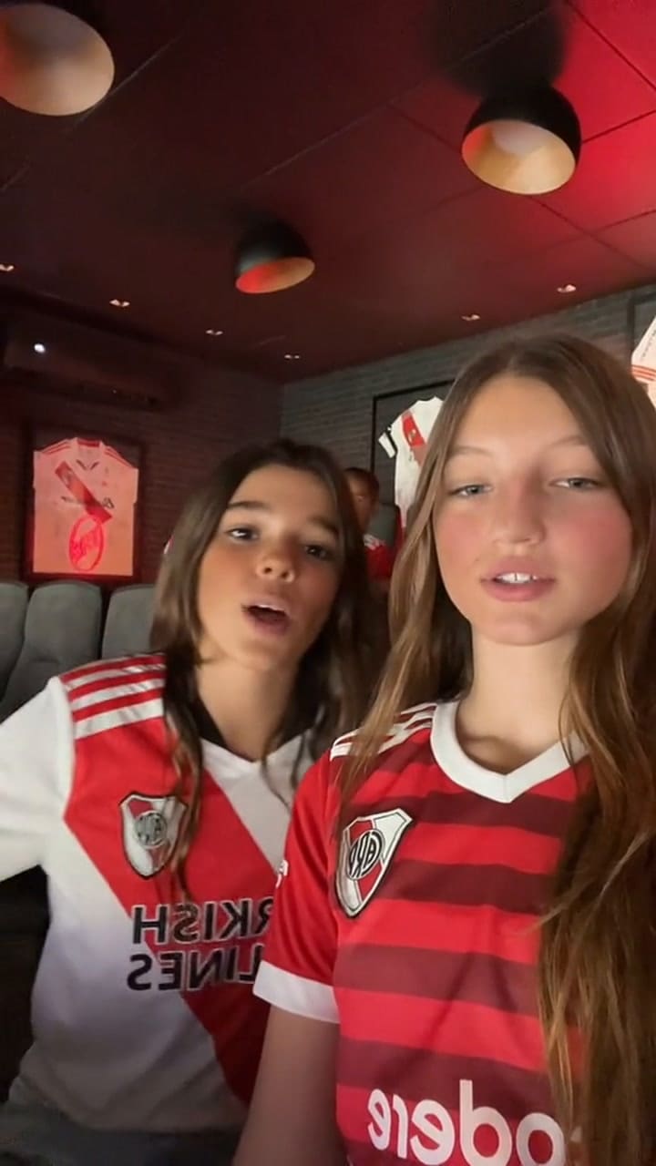 Allegra Cubero es fanática de River