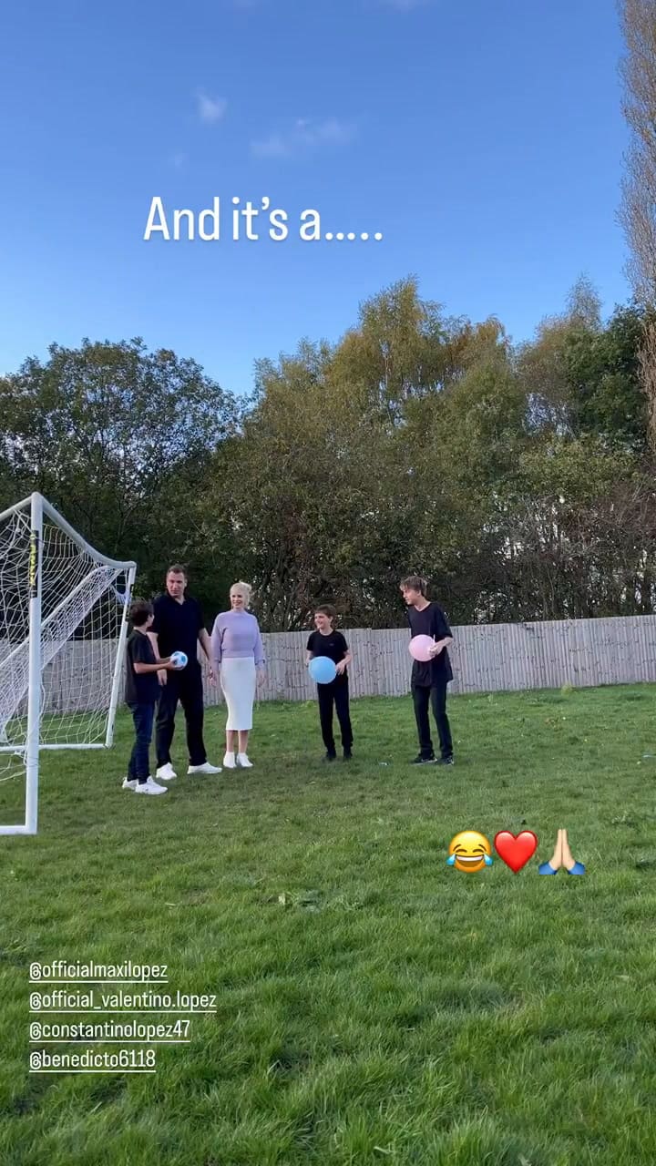 El video de Maxi López y Daniela en el que anuncian el sexo de su bebé