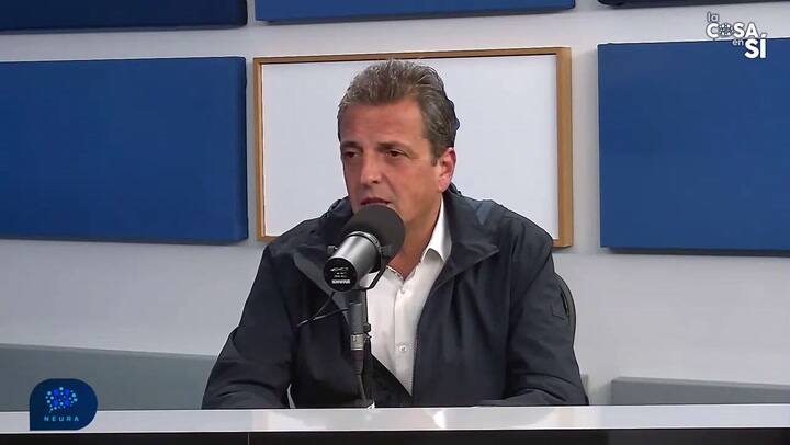 Sergio Massa habló con Alejandro Fantino antes del primer debate presidencial (YouTube Neura)