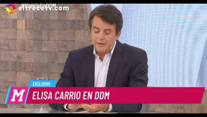 Elisa Carrió respondió al pedido de exclusión presentado por Agustín Rossi - Fuente: El Trece
