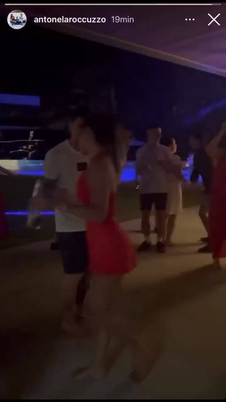 La Navidad de Messi y Antonella Roccuzzo