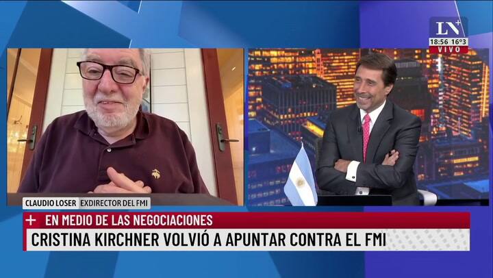 El exdirector del FMI le respondió a Cristina Kirchner