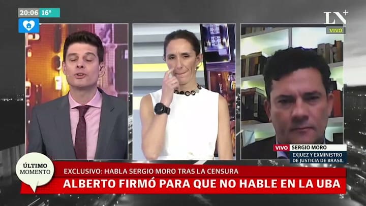 Sergio Moro: 'Suspendieron mi charla en la UBA por presiones políticas'