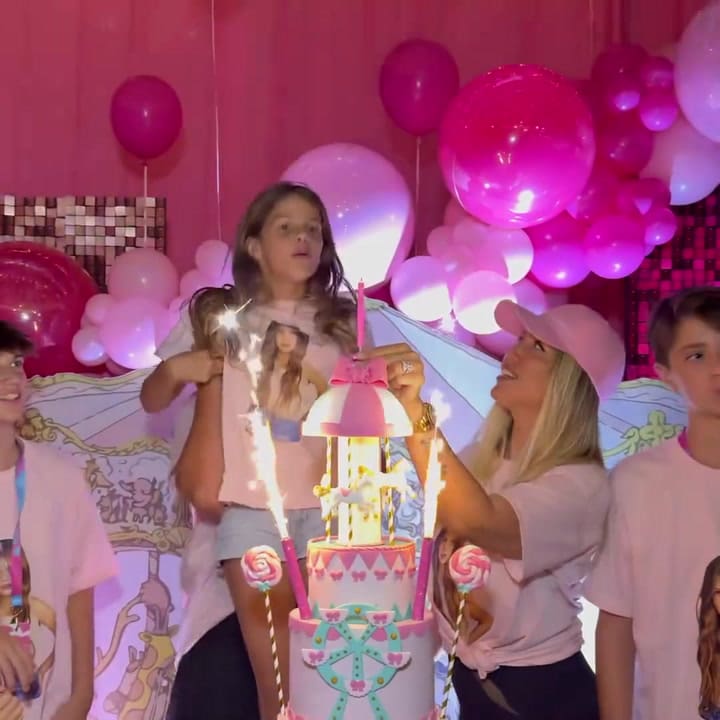 Así fue el festejo de cumpleaños de Francesca Icardi en un parque de diversiones