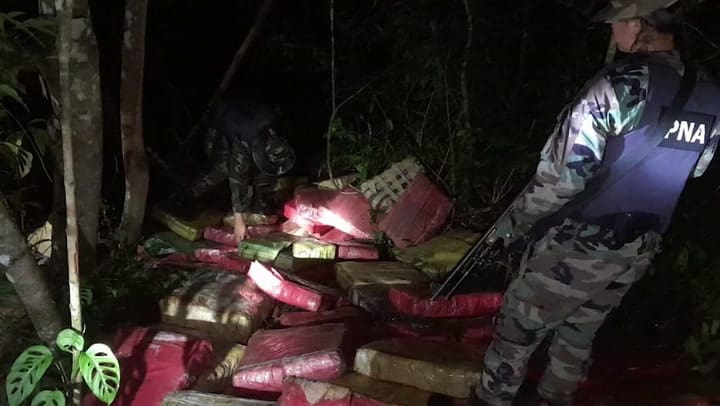 El secuestro de 1400 kilos de marihuana en Montecarlo, Misiones