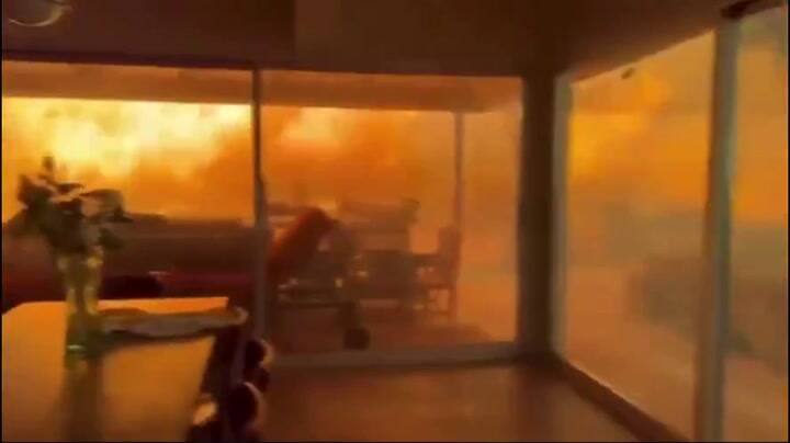 Estremecedor video de perro en incendio en California