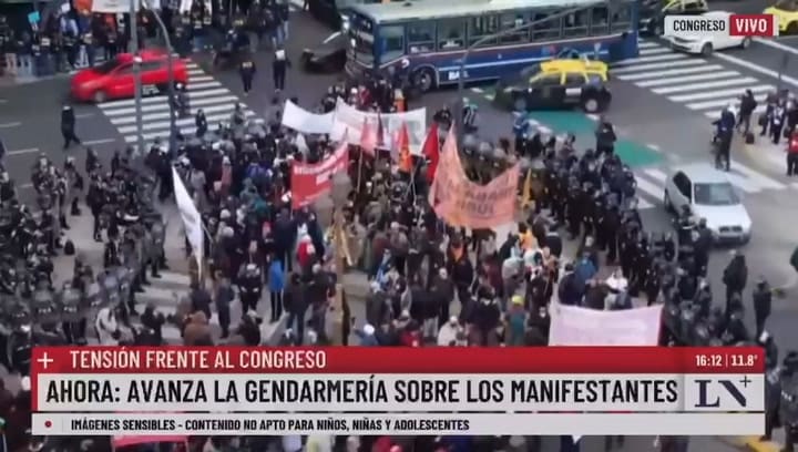 Incidentes en el Congreso