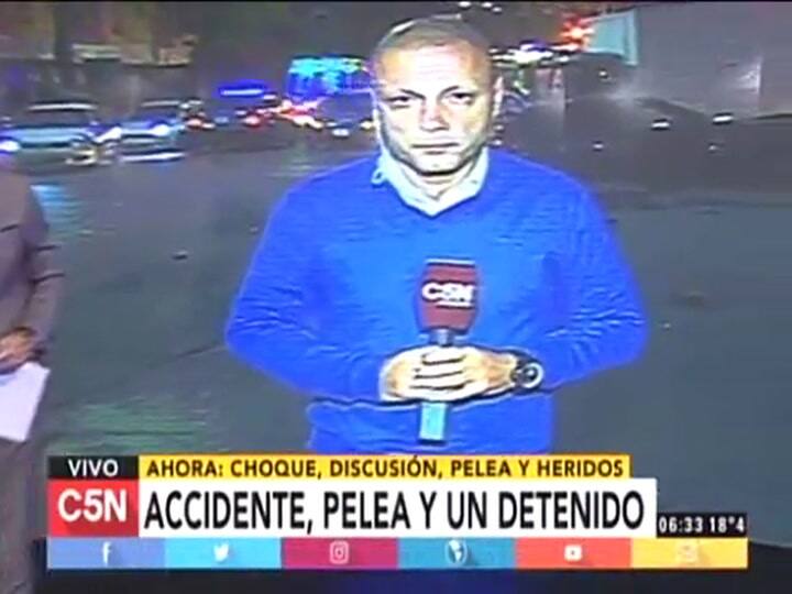 Chocó, se bajó del auto para discutir y lo amenazó con un arma