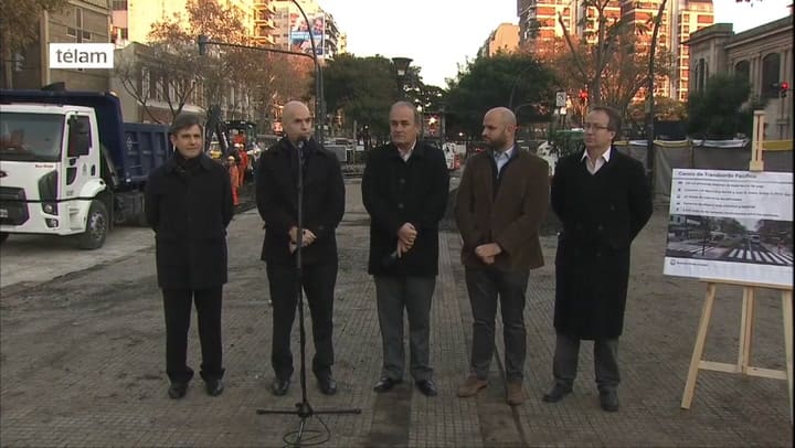 Rodríguez Larreta presentó la obra del Centro de Transbordo Pacífico