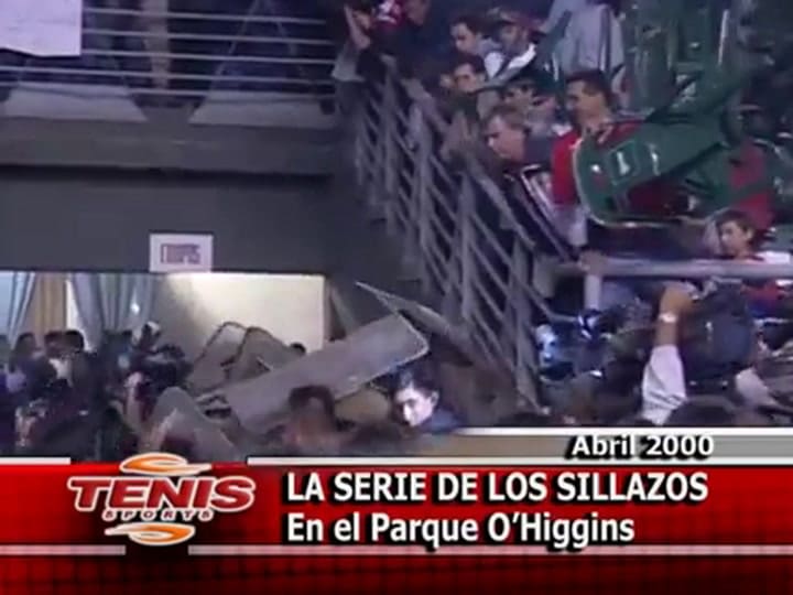 Sillazos en la serie de Copa Davis entre Chile y Argentina en el 2000