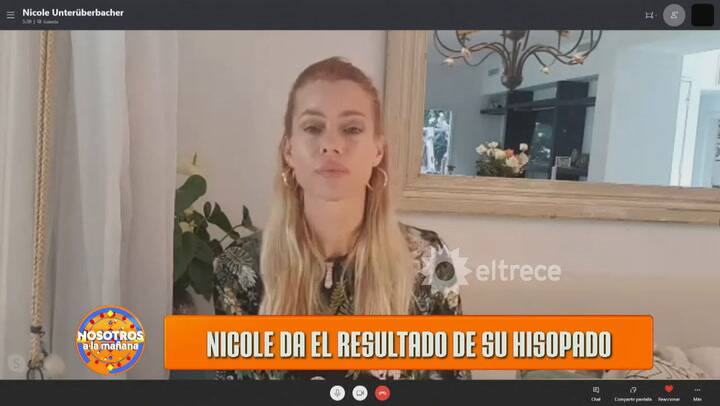 Coronavirus: Nicole Neumann confirmó que dio positivo en el test - Fuente: Nosotros a la Mañana