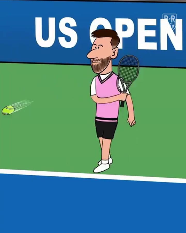 El espectacular dibujo animado de B/R Football por el cumpleaños de Lionel Messi