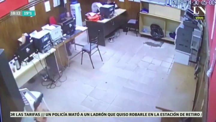 Así fue el tiroteo en la comisaría de San Justo