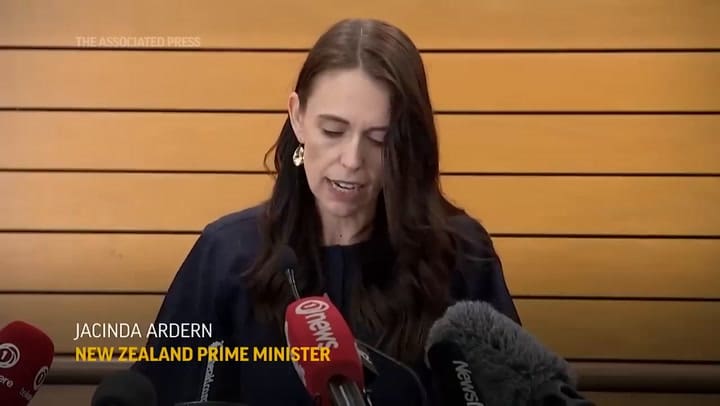 Ardern, primer ministro de Nueva Zelanda, renunciará