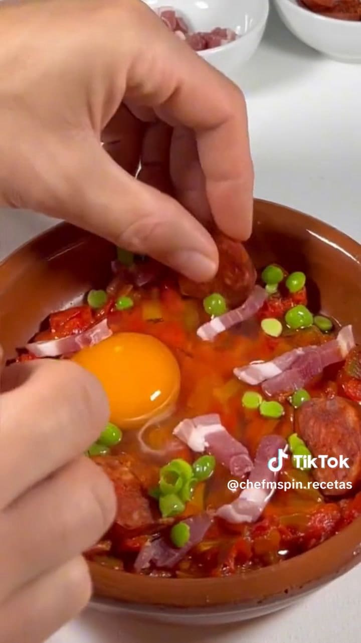 Receta rápida de huevos al plato