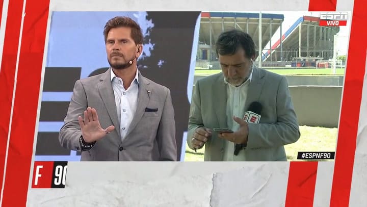 ¿Estamos al aire?”: la desopilante llamada de Vignolo a un compañero en vivo