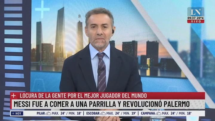 La familia Messi fue a come a una parrilla y revolucionó Palermo