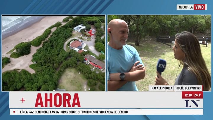 Rafael Mugica, dueno del camping