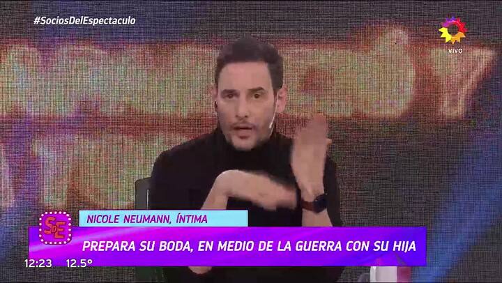 Nicole Neumann habló de la invitación a Guido Kaczka al casamiento