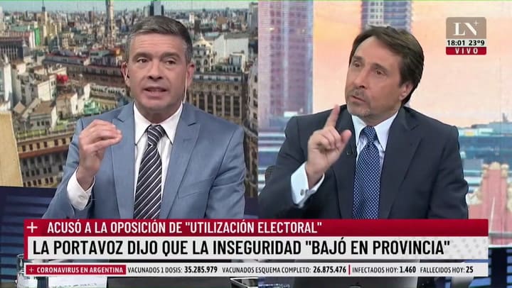 La ironía de Feinmann con Alberto Fernández
