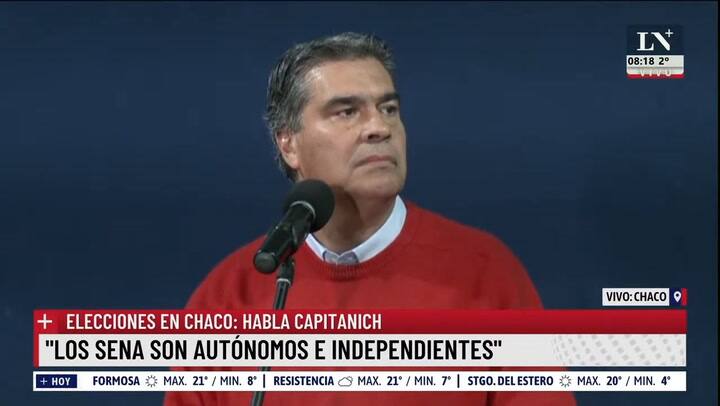 Habló Capitanich sobre los Sena: 'Un hecho policial no puede convertirse en un hecho político'