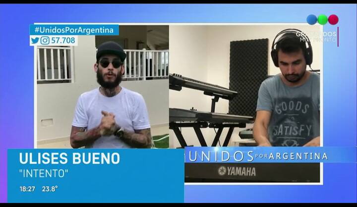 Ulises Bueno en #UnidosPorArgentina
