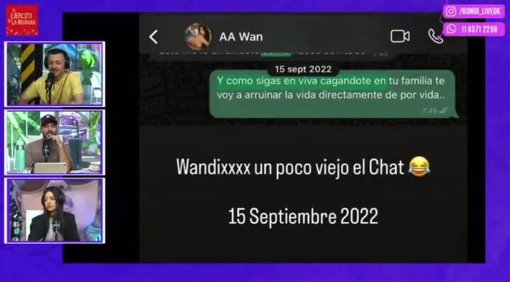 Revelaron detalles de la polémica conversación entre Wanda Nara y Mauro Icardi