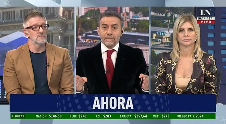 Si tienen dignidad, váyanse': el enojo de Luis Novaresio con Victoria Donta y Miriam Lewin