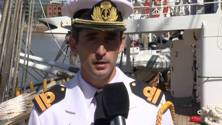 La Fragata Libertad inicia el viaje de instrucción número 47