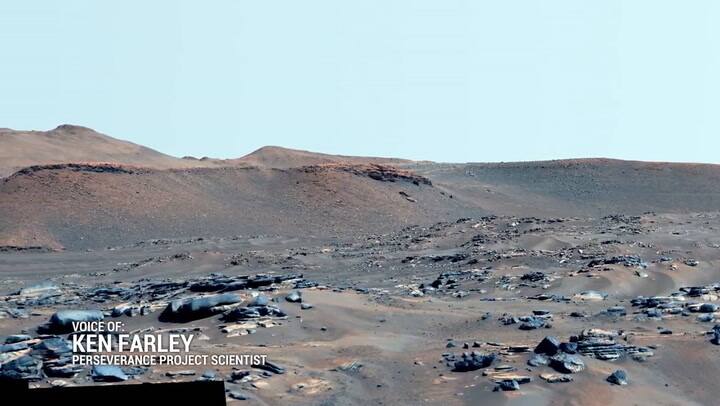 La misión Perseverance capturó imágenes emocionantes del aterrizaje de su rover en el cráter Jezero.