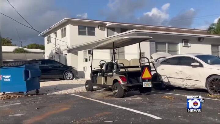 Aumenta el robo de carritos de golf en Fort Lauderdale, Florida