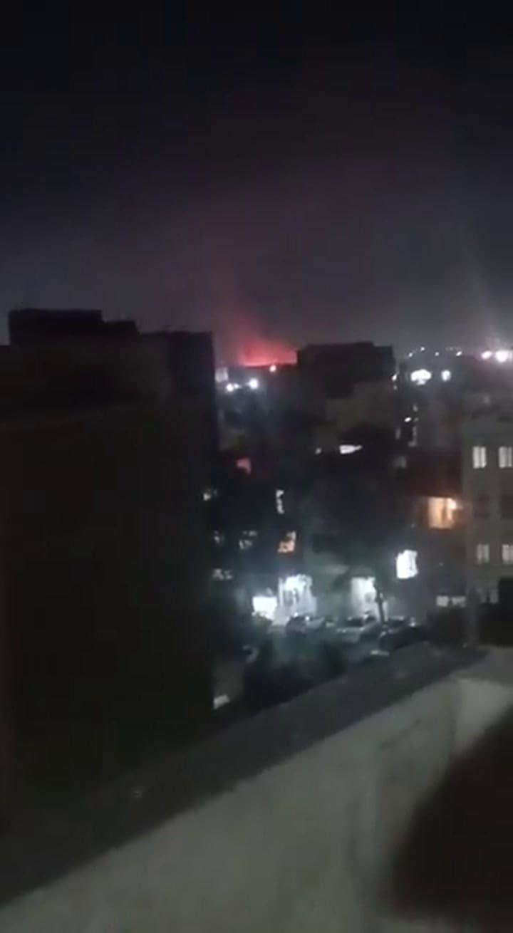 La impactante explosión en Teherán, la capital de Irán