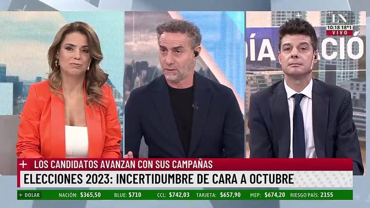 La pregunta de Luis Majul tras la confirmación de que un fondo de inversión facilitaría la dolarización si gana Javier Milei