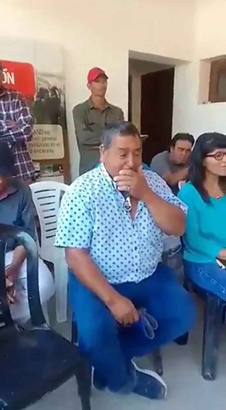 El productor se quebró ante el gobernador Jorge Capitanich