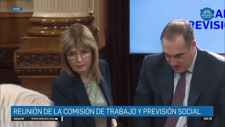 El video del cruce entre Mayans y Bullrich en el Senado